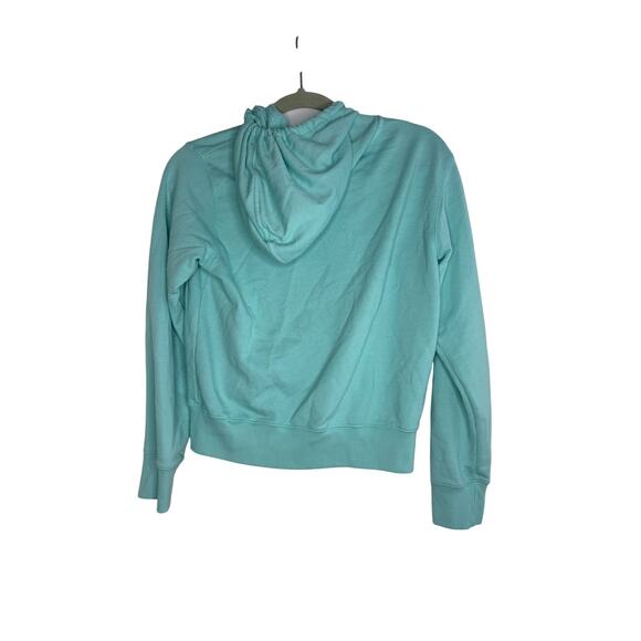 Sundry Hoodie Sweatshirt Women's Small Teal Full Zip Made in USA - Picture 2 of 7